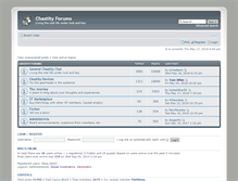 Tablet Screenshot of chastityforums.com